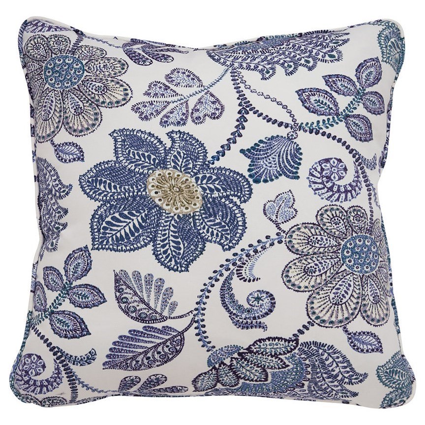 Signature Design by Ashley Pillows Miriam Blue/Cream